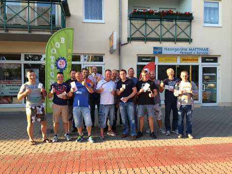 Köcher Bootschule wir haben alle bestanden